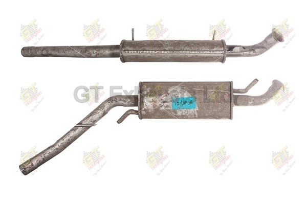 Stredný tlmič výfuku GT Exhausts